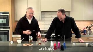 How to make a frappé coffee using an aerolatte milk frother [upl. by Sire]