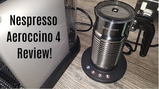 Nespresso Aeroccino 4 Milk Frother Review  Worth upgrading from the Aeroccino 3 [upl. by Asirehc]