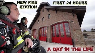 First 24 Hours in a New Fire Station  A Day in the Life [upl. by Ralyat813]