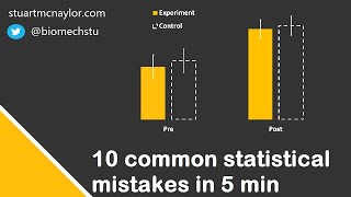 Ten Statistical Mistakes in 5 Min [upl. by Bashemeth]