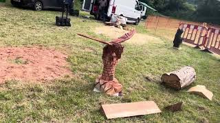 A fabulous range of wooden sculpture at Caerleon festival 2024 [upl. by Cilla]