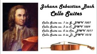 Johann Sebastian Bach  Cello suites in 432 Hz great for reading or studying [upl. by Altman]