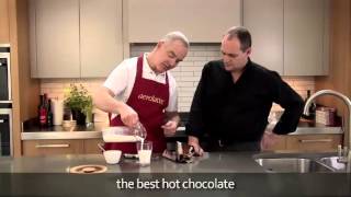 How to make a hot chocolate using an aerolatte milk frother [upl. by Ilaw]