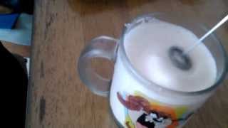 Aerolatte Review Frothing Cold Milk In Under 1 Minute [upl. by Anallise919]